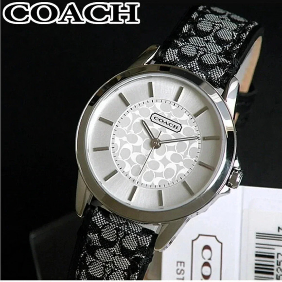 Coach Signature Index Signature Strap Watch - Picture 5 of 11